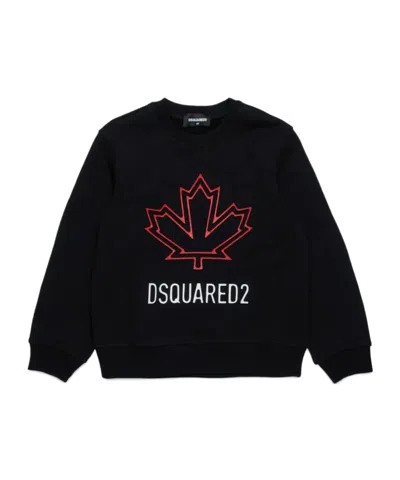 Dsquared2 Logo-print Sweatshirt In Black