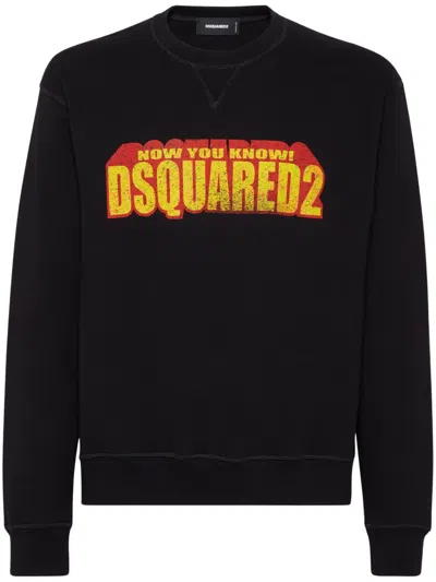DSQUARED2 LOGO-PRINT SWEATSHIRT