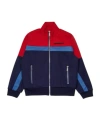 Dsquared2 Full Zipper Neoprene Colorblock Sweatshirt In Black