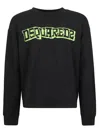 Dsquared2 Man Sweatshirt Black Size Xxl Cotton In Black