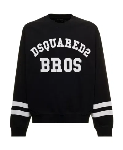 Dsquared2 Logo-print Sweatshirt In Black