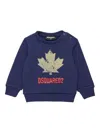 Dsquared2 Logo-print Sweatshirt In Blue