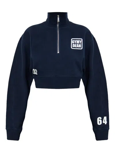 DSQUARED2 LOGO-PRINT SWEATSHIRT