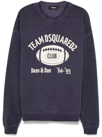 DSQUARED2 LOGO-PRINT SWEATSHIRT