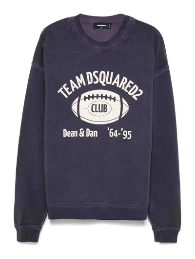 DSQUARED2 LOGO-PRINT SWEATSHIRT