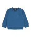 Dsquared2 Crew-neck Sweatshirt With Logo Maple Leaf In Brown