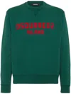 Dsquared2 Logo-print Sweatshirt In Green