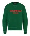 Dsquared2 Logo-print Sweatshirt In Green