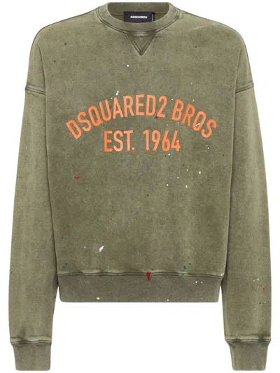 DSQUARED2 LOGO-PRINT SWEATSHIRT
