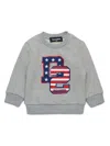 Dsquared2 Logo-print Sweatshirt In Grey