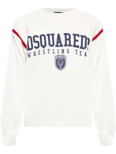 DSQUARED2 LOGO-PRINT SWEATSHIRT