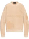Dsquared2 Logo Detailed Crewneck Sweatshirt In Neutrals
