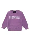 Dsquared2 Logo-print Sweatshirt In Purple