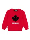 Dsquared2 Logo-print Sweatshirt In Red