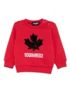 Dsquared2 Logo-print Sweatshirt In Red