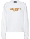 Dsquared2 Logo-print Sweatshirt In White