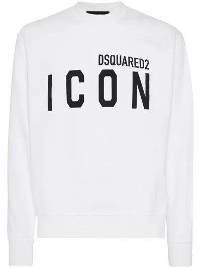 Dsquared2 Logo-print Sweatshirt In White