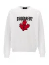 Dsquared2 Logo-print Cotton Sweatshirt In White