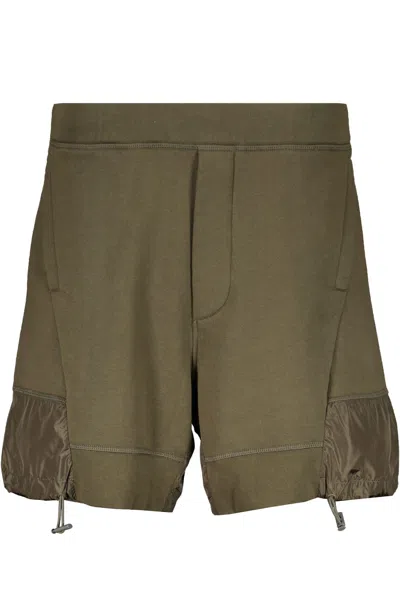 Dsquared2 Logo Print Sweatshorts In Green