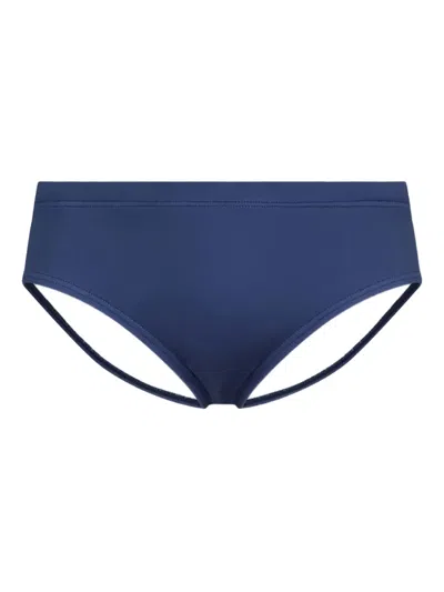 Dsquared2 Logo-print Swim Brief In Blue