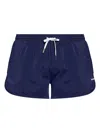 Dsquared2 Logo Lycra Swimsuit In Blue