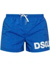 Dsquared2 Midi Boxer With Logo In Blue