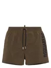 Dsquared2 Midi Boxer With Logo In Green