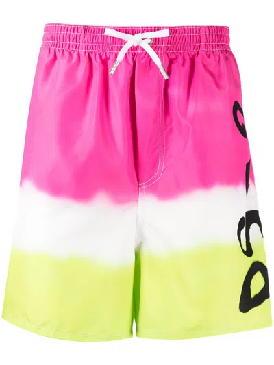 Dsquared2 Logo-print Swim Shorts In Multicolour