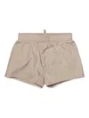Dsquared2 Logo-print Swim Shorts In Neutrals