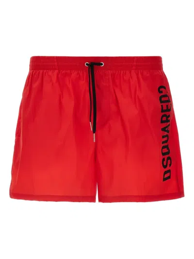 DSQUARED2 LOGO-PRINT SWIM SHORTS