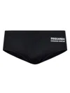 Dsquared2 Logo-print Swim Trunks In Black