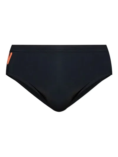 Dsquared2 Logo-print Swim Trunks In Black