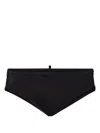 Dsquared2 Logo-print Swim Trunks In Black