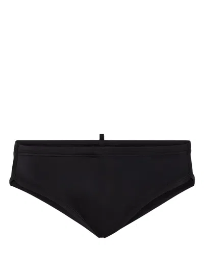 Dsquared2 Logo-print Swim Trunks In Black