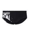 Dsquared2 Logo-print Swim Trunks In Black