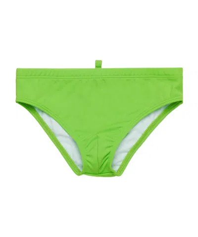 Dsquared2 Kids' Logo-print Swim Shorts In Green