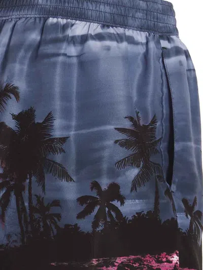 Dsquared2 Tropical-print Swim Shorts In Multi