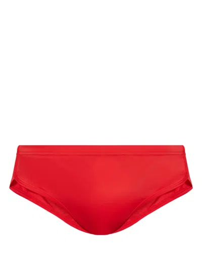 Dsquared2 Logo-print Swimming Trunks In Red