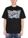 Dsquared2 Shark Motif Logo Print T-shirt