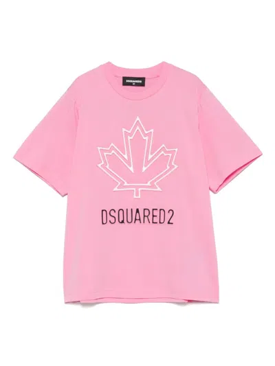 Dsquared2 Logo-print T-shirt In 粉色