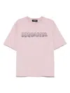 Dsquared2 Logo Print T Shirt In 粉色