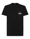 Dsquared2 T-shirt With Pocket And Logo In Black
