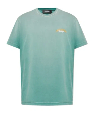 Dsquared2 Logo-print T-shirt In Green