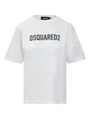 Dsquared2 Dsquared Woman White Cotton T-shirt In White