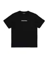 Dsquared2 T-shirt Con Logo Effetto Gommato In Black