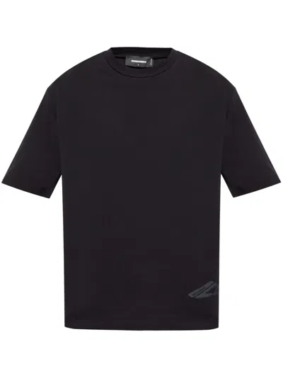Dsquared2 Logo-print T-shirt In Black