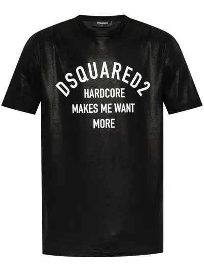 Dsquared2 Logo-print T-shirt In Black