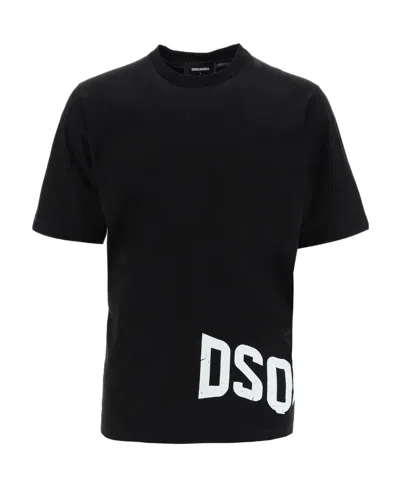 Dsquared2 Logo-print T-shirt In Black