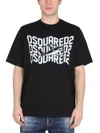 Dsquared2 Dsquared Men Logo Print T-shirt In Black