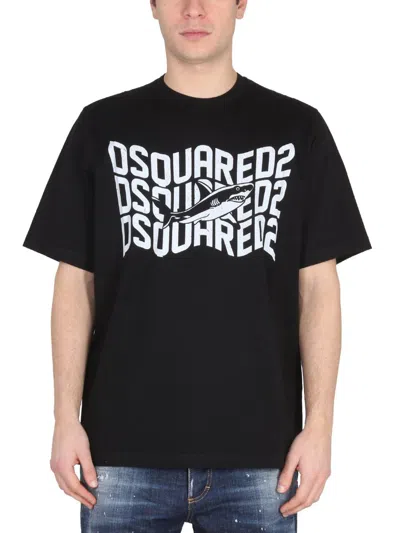 DSQUARED2 DSQUARED2 LOGO PRINT T-SHIRT